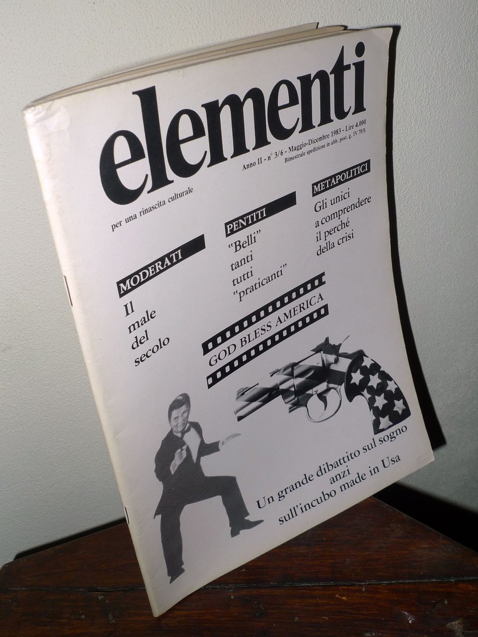 Rivista ELEMENTI.Per una rinascita culturale n.3/6 1983[America | Immagine principale