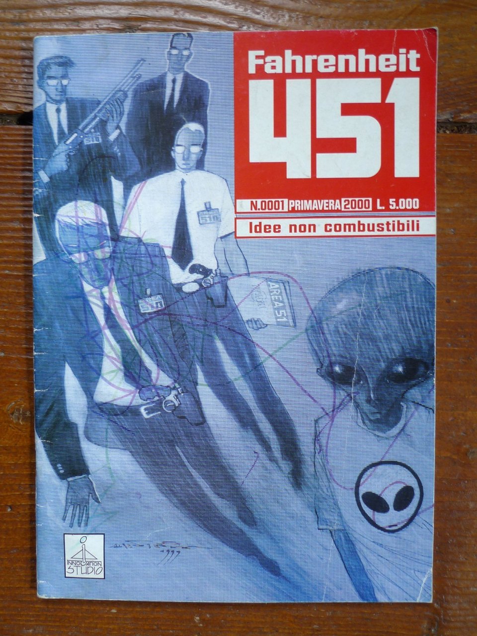 Rivista FAHRENHEIT 451 n.1 2000[fumetti,fantascienza,Marvel,Sergio Bonelli | Immagine principale