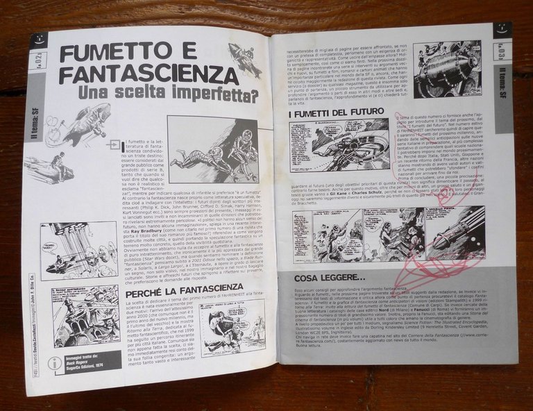 Rivista FAHRENHEIT 451 n.1 2000[fumetti,fantascienza,Marvel,Sergio Bonelli | Immagine Gallery 3