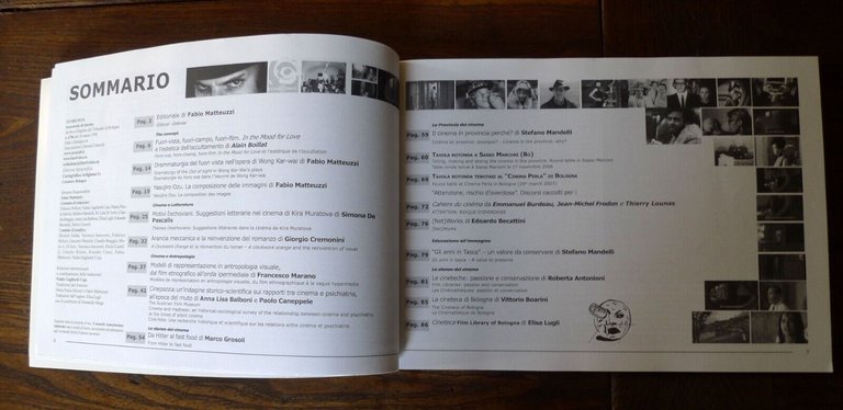 Rivista FUORI VISTA n.5 2007.Semestrale di cinema e multimedia,Caracult