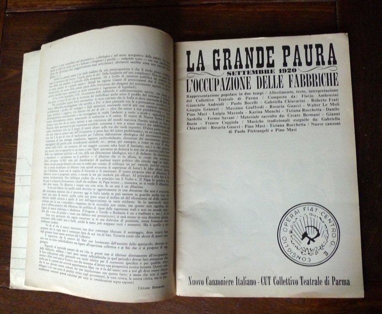 Rivista IL NUOVO CANZONIERE ITALIANO Novembre-Dicembre 1970[NUMERO UNICO