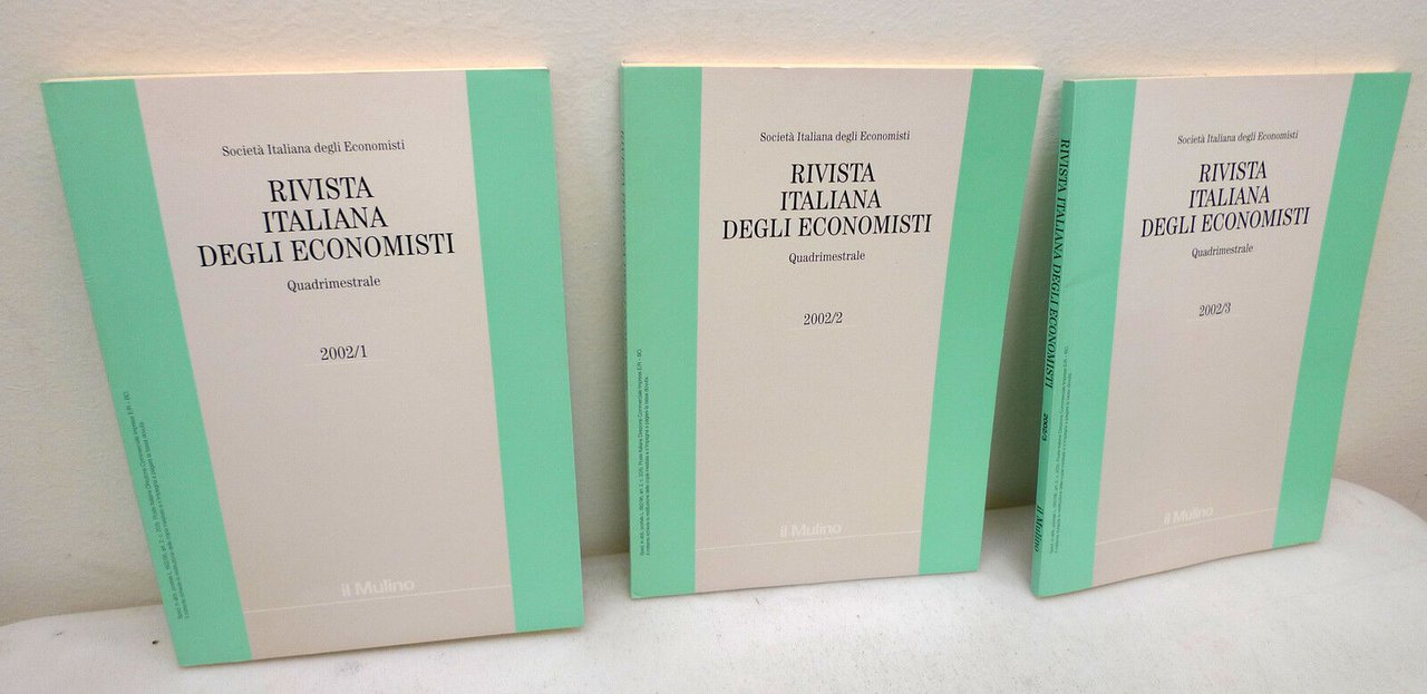 RIVISTA ITALIANA DEGLI ECONOMISTI 2002.The Journal,Italian Economic Association