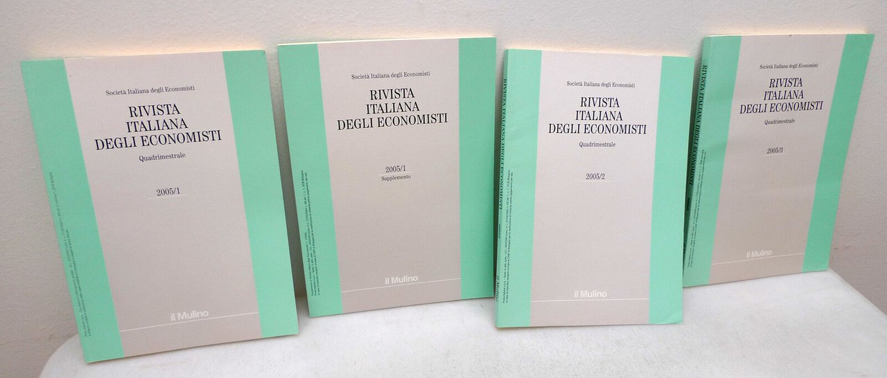 RIVISTA ITALIANA DEGLI ECONOMISTI 2005.The Journal,Italian Economic Association