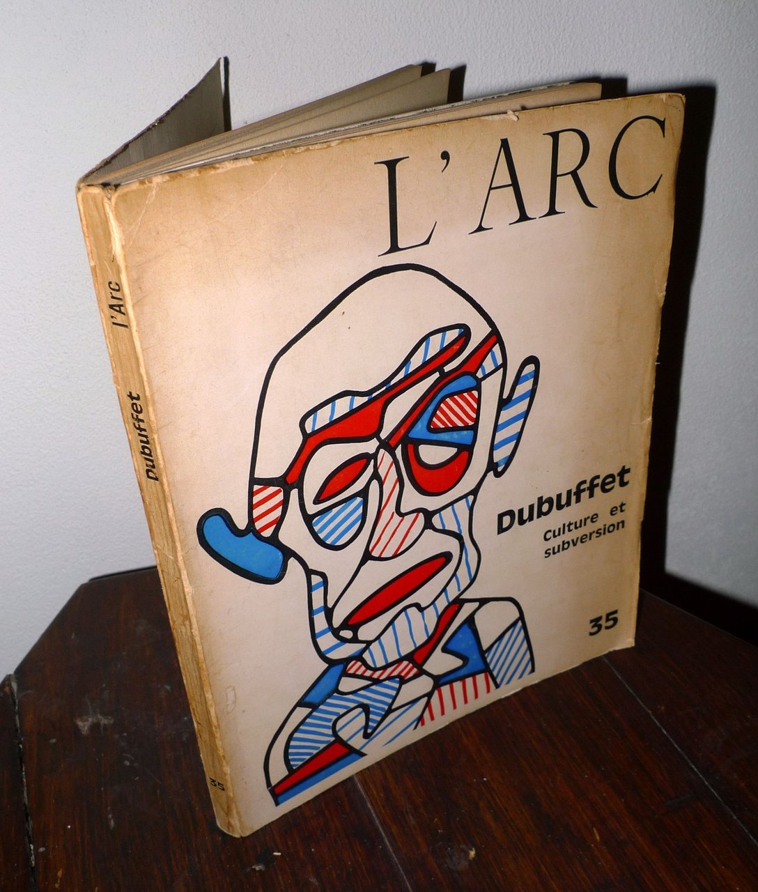 Rivista L'ARC n.35 1968.JEAN DUBUFFET.CULTURE ET SUBVERSION[art brut