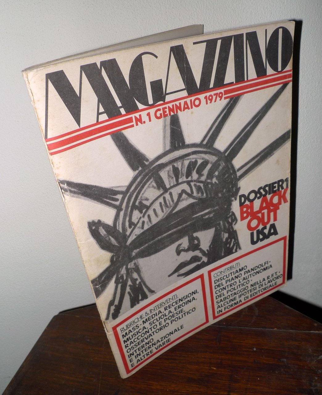 Rivista MAGAZZINO N.1 GEN.1979[Autonomia Operaia,Leonetti,Balestrini,Toni Negri