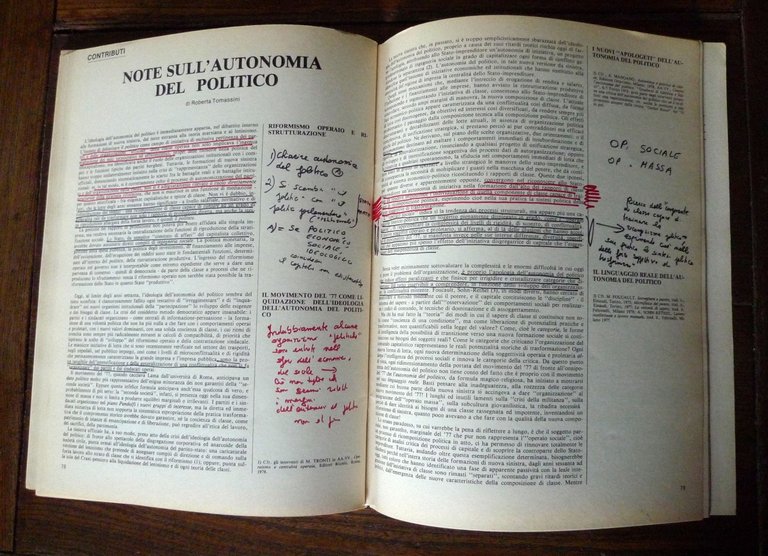 Rivista MAGAZZINO N.1 GEN.1979[Autonomia Operaia,Leonetti,Balestrini,Toni Negri