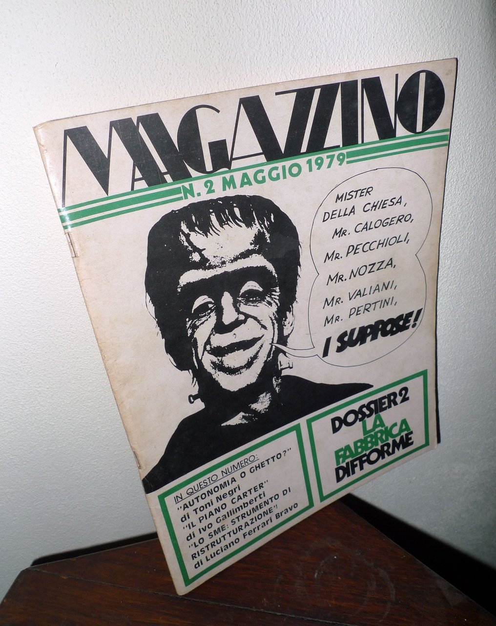 Rivista MAGAZZINO N.2 MAGGIO 1979[Autonomia Operaia,Toni Negri,7 aprile