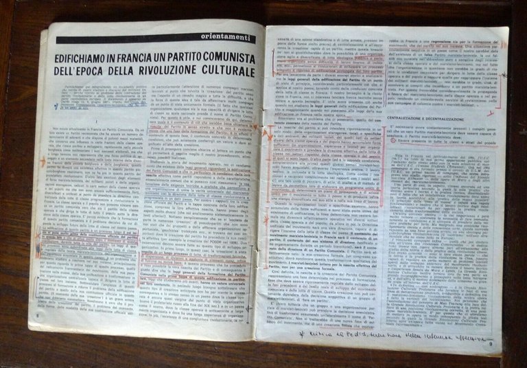 Rivista mensile LAVORO POLITICO n.1 ottobre 1967[comunismo,maoismo,Renato Curcio