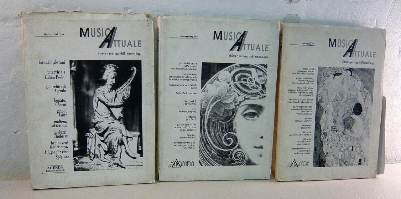 Rivista MUSICA ATTUALE n.1-2-3 1991[contemporanea,partiture,fanzine