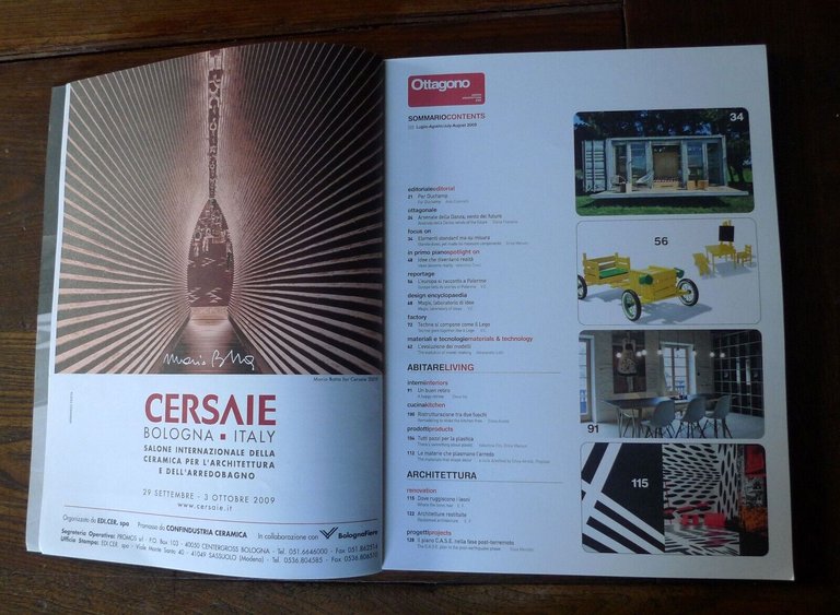 Rivista OTTAGONO n.222 2009.DESIGN ARCHITETTURA IDEE[CASE PREFABBRICATE