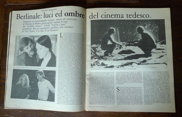 Rivista PACE E GUERRA n.8/16 1983[politica,pacifismo,Luciana Castellina,Rodotà