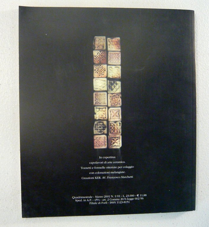 Rivista Quadrimestrale CA.CERAMICA PER L’ARCHITETTURA n.40/1 2001[edilizia