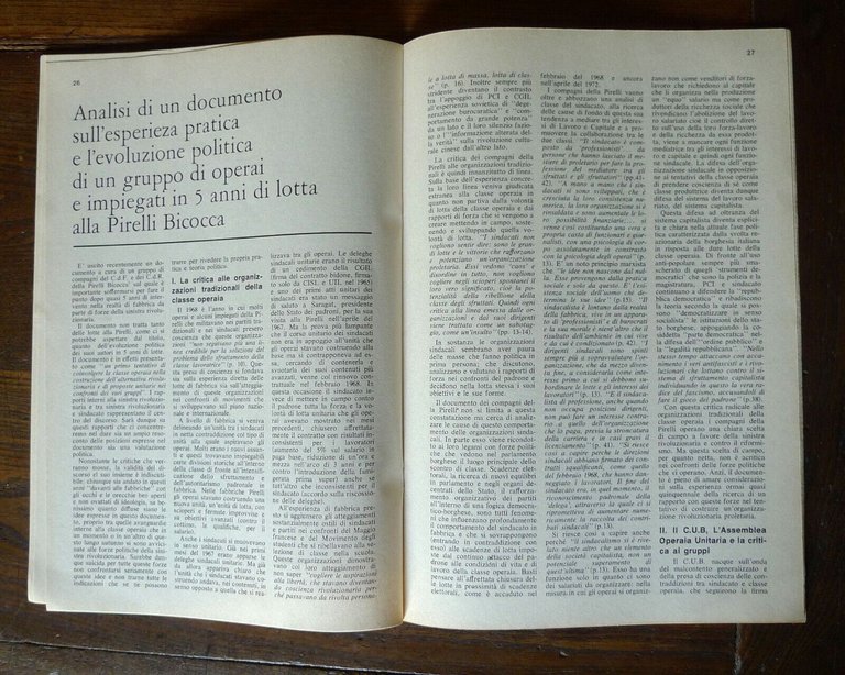 Rivista RASSEGNA COMUNISTA 8-9 1972-73.Mensile teorico-politico.Gruppo Gramsci