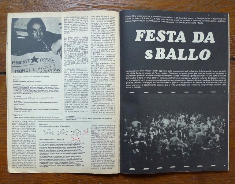 Rivista RE NUDO n.38/39 Gen-Feb 1976[controcultura,movimento,Giorgio Gaber | Immagine Gallery 4