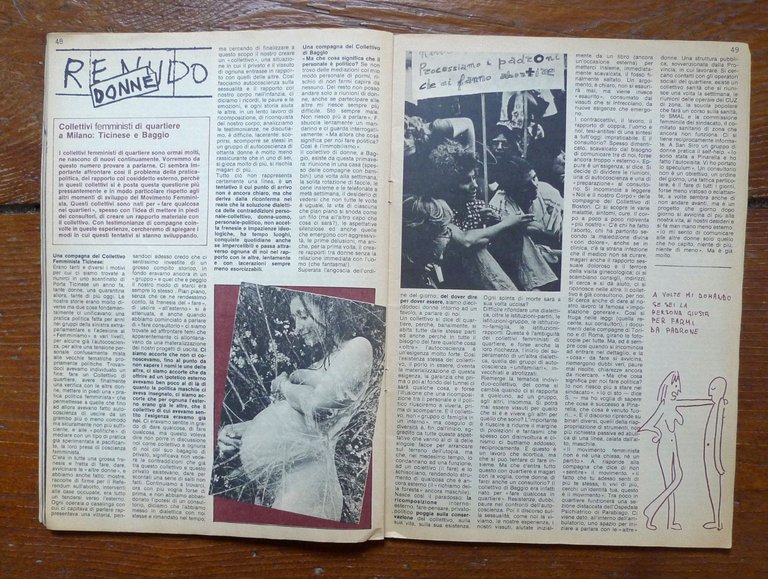 Rivista RE NUDO n.38/39 Gen-Feb 1976[controcultura,movimento,Giorgio Gaber | Immagine Gallery 7