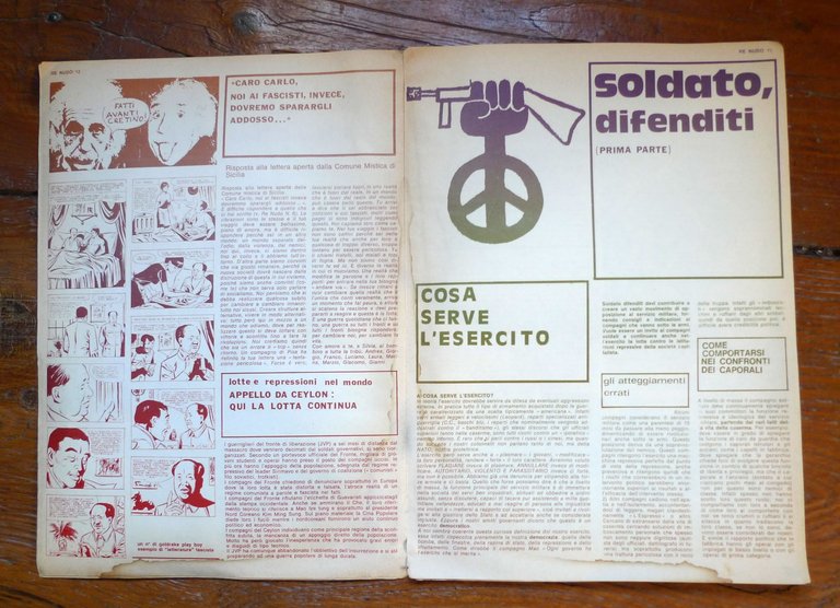 Rivista RE NUDO n.7 settembre 1971[controcultura,movimento,LSD,esercito