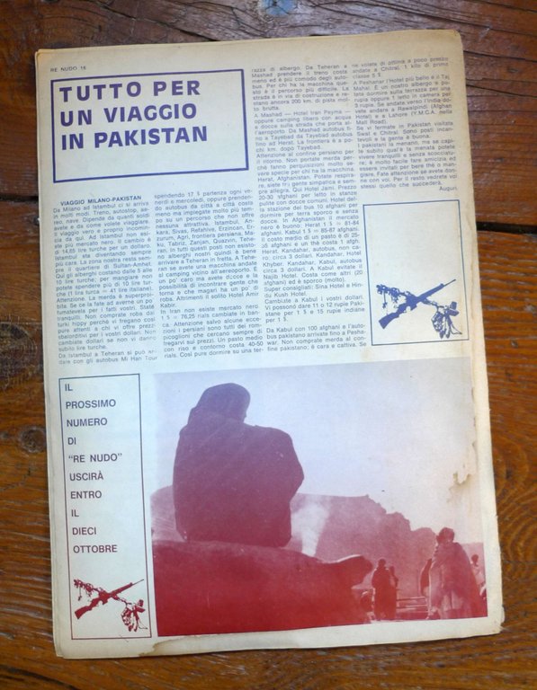 Rivista RE NUDO n.7 settembre 1971[controcultura,movimento,LSD,esercito