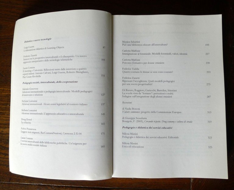 Rivista RICERCHE DI PEDAGOGIA E DIDATTICA 2006[scuola,tecnologie,interculturale