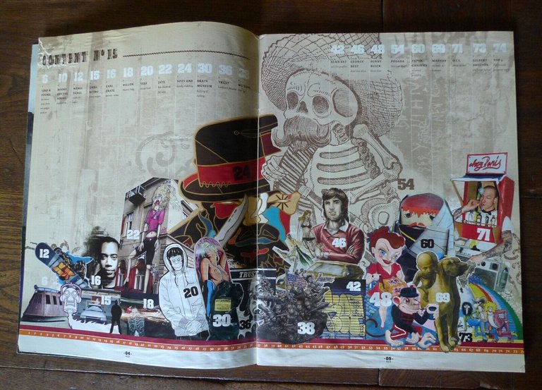 Rivista RUGGED ISSUE #15 2008[Carhartt,Sozy One,Skateboard,Graffiti,Street Art