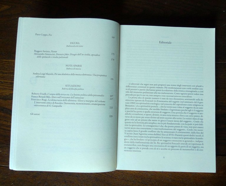 Rivista semestrale ALTRAPAROLA n.6 2021.LO SPIRITUALE O IL RELIGIOSO[politica