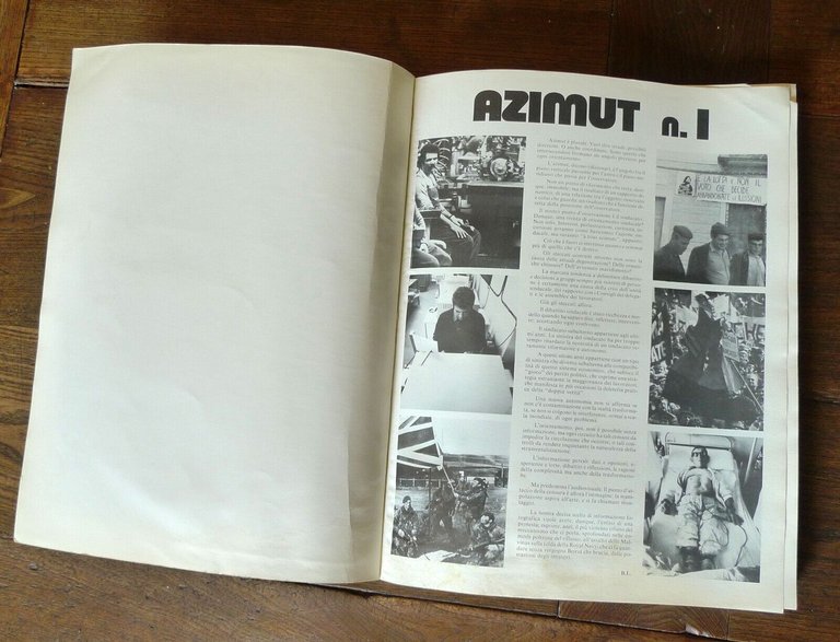 Rivista sindacale AZIMUT Anno I n.1 1982.BIMESTRALE DI ECONOMIA POLITICA …
