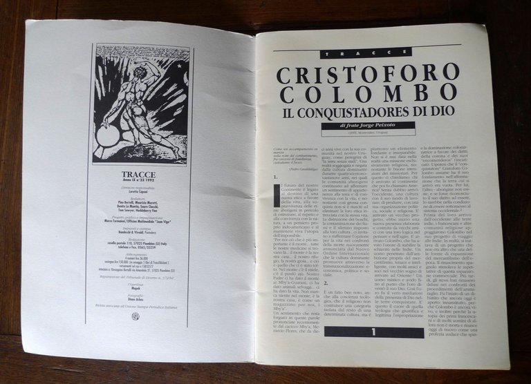 Rivista TRACCE 23 1992.Trimestrale di critica radicale[cyberpunk,Sergio Messina | Immagine Gallery 3