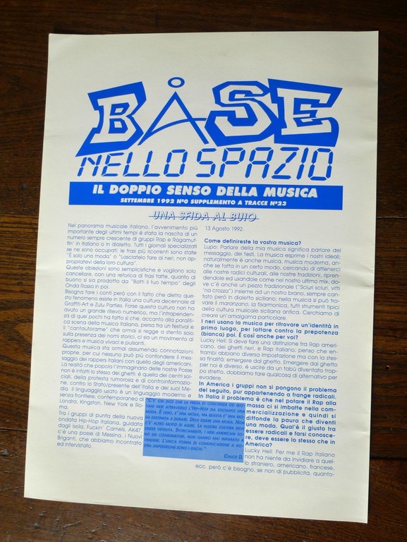 Rivista TRACCE 23 1992.Trimestrale di critica radicale[cyberpunk,Sergio Messina | Immagine Gallery 7