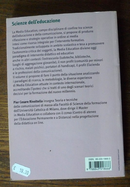 Rivoltella,MEDIA EDUCATION.Modelli,esperienze,profilo disciplinare,2002 Carocci | Immagine Gallery 2