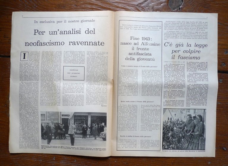 RIVOLUZIONE ANTIFASCISTA.QUINDICINALE DELLA FGCI,RAVENNA 1975-76[PCI,comunismo