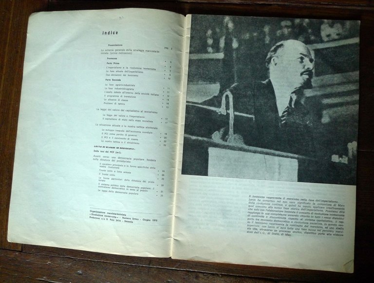 RIVOLUZIONE ININTERROTTA.Numero unico Giugno 1970[MARXISTI-LENINISTI,comunismo