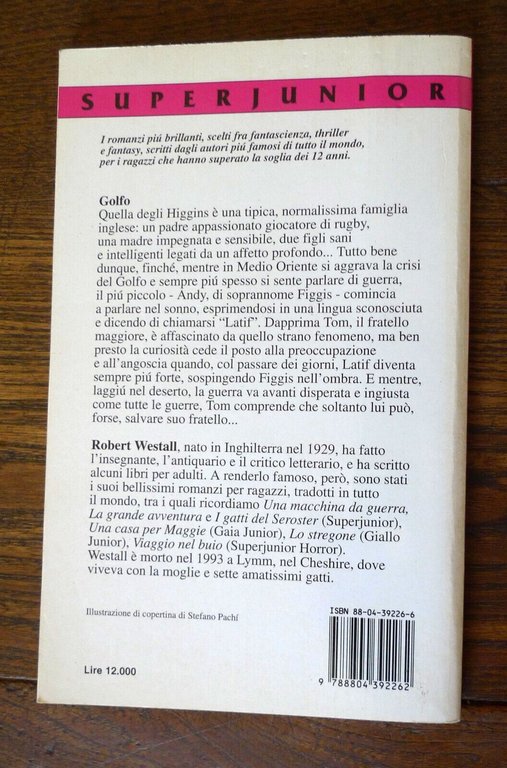 Robert Westall,GOLFO,1994 Mondadori[SUPERJUNIOR,per ragazzi