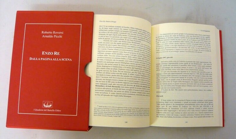 Roberto Roversi,ENZO RE.2 voll+DVD,Battello Ebbro 2012[teatro,Lucio Dalla,Picchi