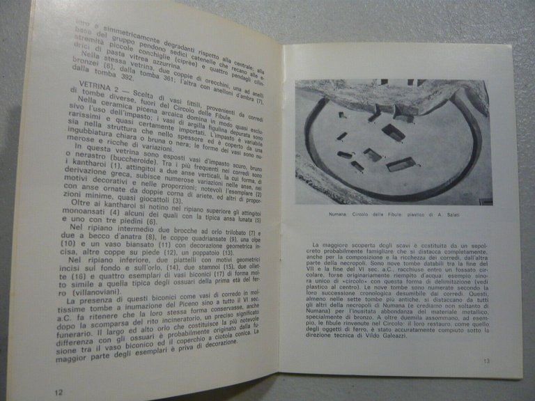 Roberto Vighi, L’ANTIQUARIUM DI NUMANA, Longo 1980[archeologia