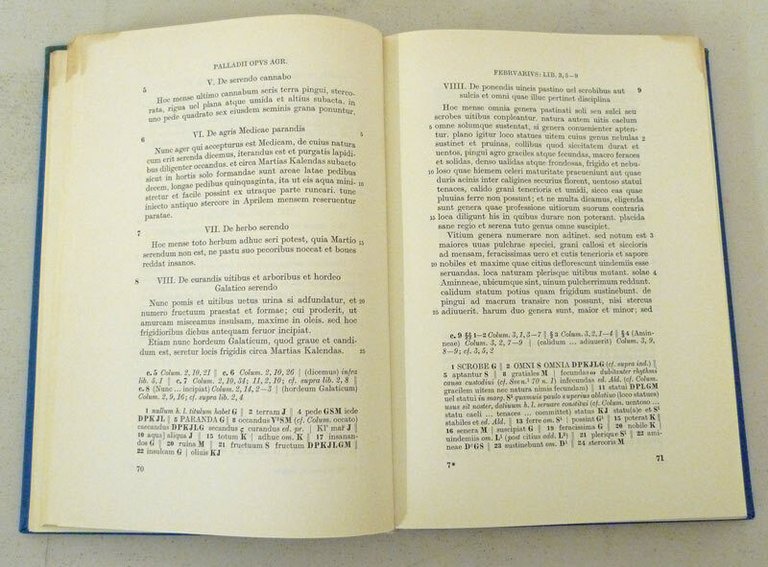 Rodgers,PALLADIO,OPVS AGRICULTURAE;DE VETERINARIA MEDICINA,1975[agricoltura