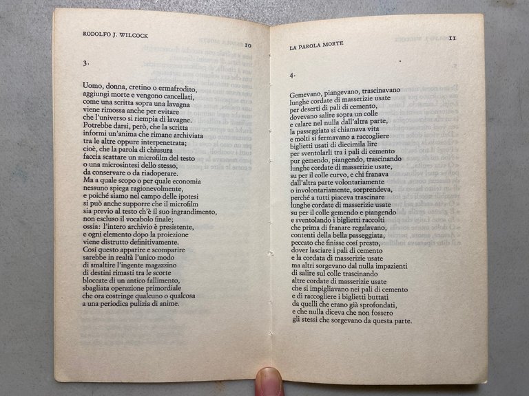 Rodolfo J. Wilcock, LA PAROLA MORTE,Einaudi, 1968 | Immagine Gallery 2