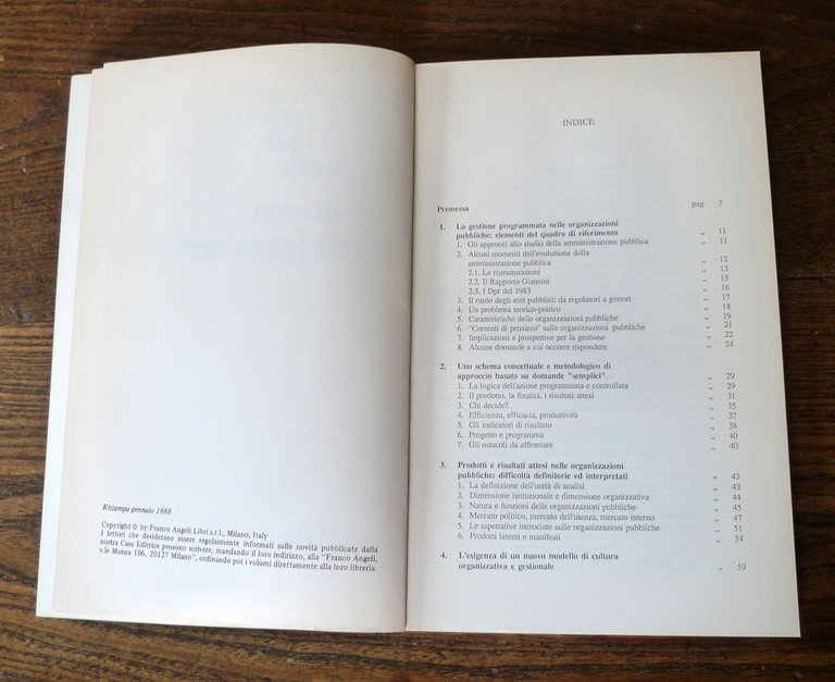 Romei,RISULTATI E PRODUTTIVITÀ NEGLI ENTI PUBBLICI,1988[PUBBLICA AMMINISTRAZIONE