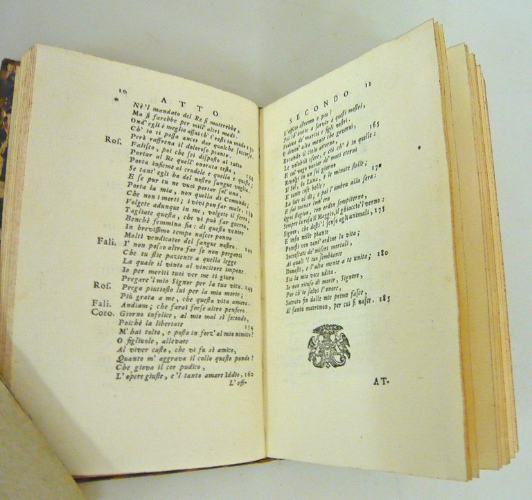 ROSMUNDA,tragedia di M.Giovanni Rucellai,1728 Comino,Padova[poesia,teatro