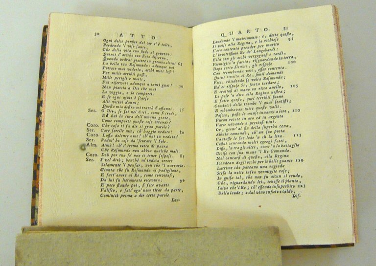 ROSMUNDA,tragedia di M.Giovanni Rucellai,1728 Comino,Padova[poesia,teatro