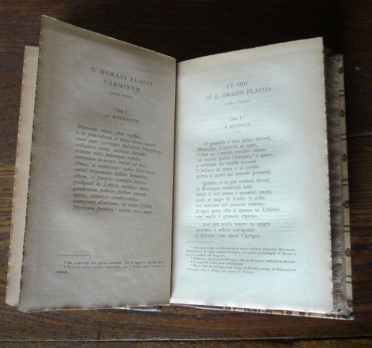 Rossi,LE ODI DI ORAZIO FLACCO TRADOTTE IN VERSI ITALIANI,1912 Zanichelli[LAT/ITA