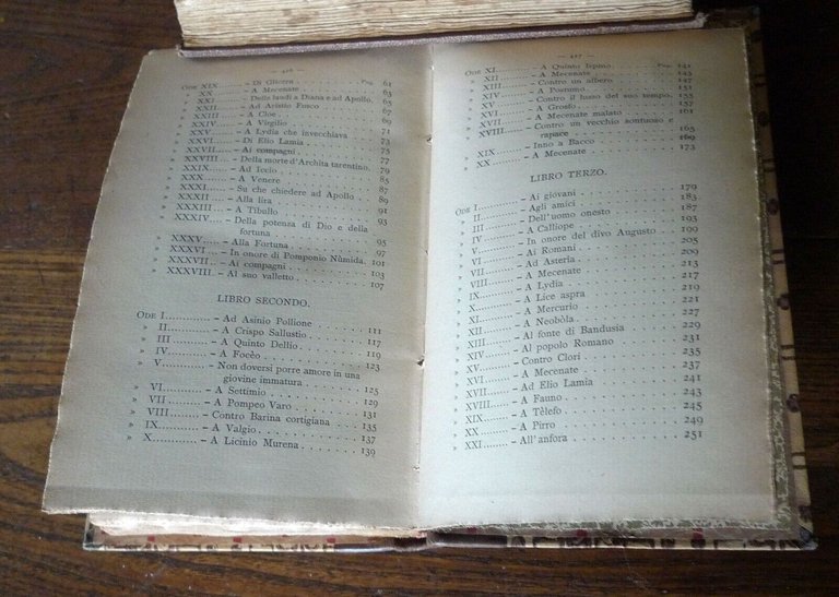 Rossi,LE ODI DI ORAZIO FLACCO TRADOTTE IN VERSI ITALIANI,1912 Zanichelli[LAT/ITA