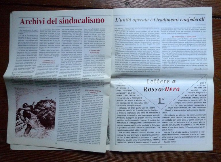 ROSSO È NERO n.0 '99.MENSILE COMUNITARISTA NAZIONALEUROPEO[rivista,Maurizio Neri | Immagine Gallery 8