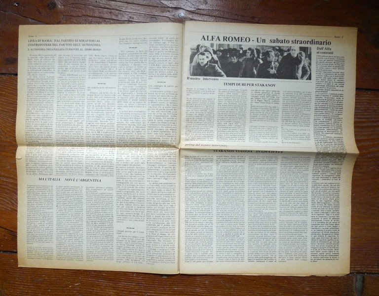 ROSSO PER IL POTERE OPERAIO.NUOVA SERIE n.29/30 maggio 1978[AUTONOMIA OPERAIA