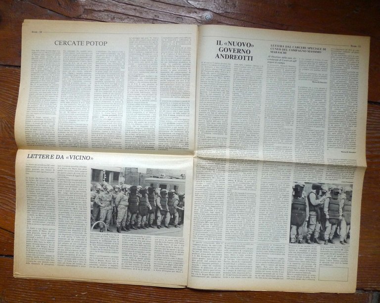 ROSSO PER IL POTERE OPERAIO.NUOVA SERIE n.29/30 maggio 1978[AUTONOMIA OPERAIA