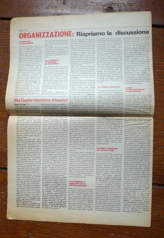 ROSSO PER IL POTERE OPERAIO.NUOVA SERIE n.31 nov.1978[AUTONOMIA OPERAIA,Vesce