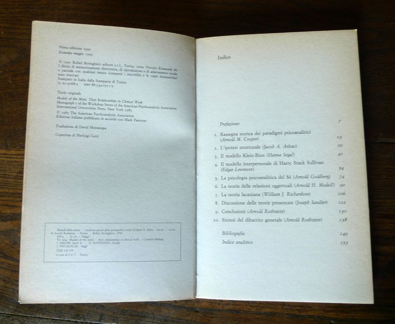 Rothstein,MODELLI DELLA MENTE.Tendenze attuali della psicoanalisi,1993 | Immagine Gallery 4