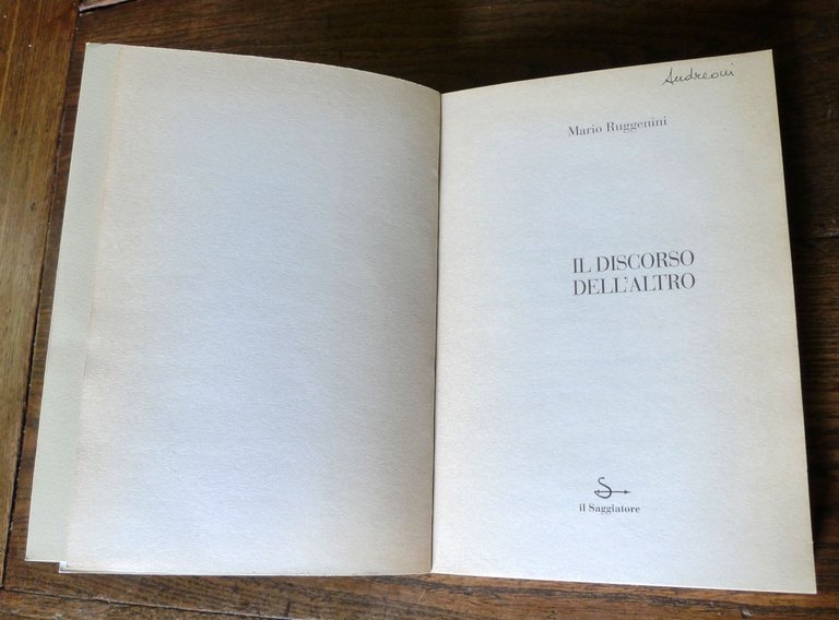 Ruggenini,IL DISCORSO DELL'ALTRO.ERMENEUTICA DELLA DIFFERENZA,1996[filosofia | Immagine Gallery 3