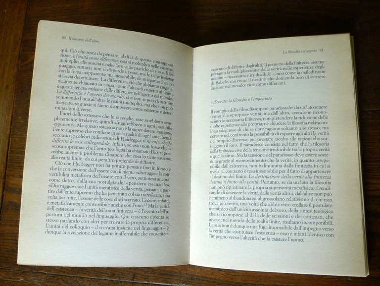 Ruggenini,IL DISCORSO DELL'ALTRO.ERMENEUTICA DELLA DIFFERENZA,1996[filosofia | Immagine Gallery 5
