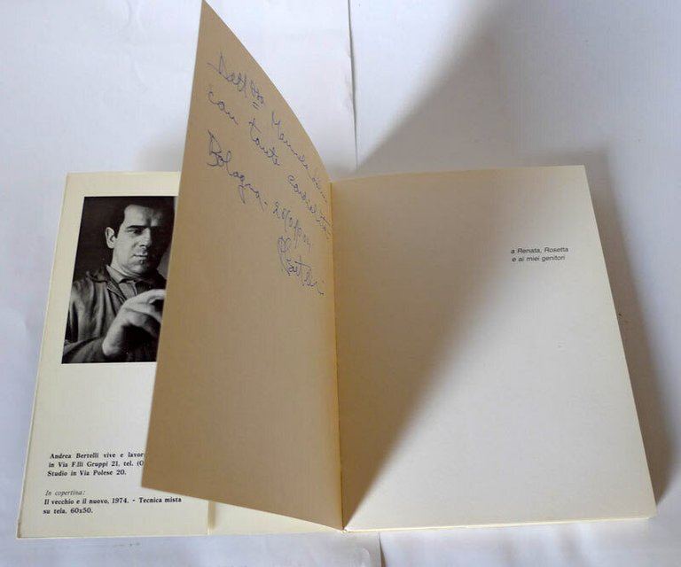 Ruggeri,IL TRENO HA FISCHIATO.Andrea Bertelli l'uomo e l'artista'84[arte,Bologna