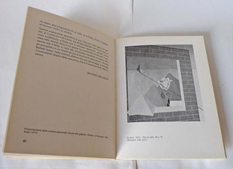Ruggeri,IL TRENO HA FISCHIATO.Andrea Bertelli l'uomo e l'artista'84[arte,Bologna