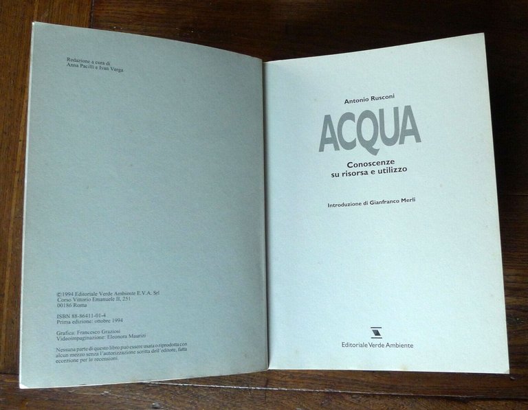 Rusconi,ACQUA.CONOSCENZE SU RISORSA E UTILIZZO,1994/DEPURAZIONE ACQUE CONCIARIE